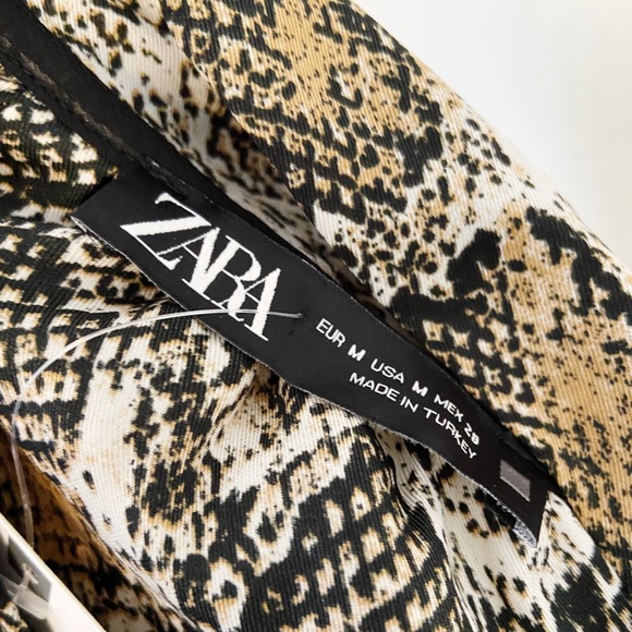 ZARA Snake Print Blouse, Size M - Picture 6 of 6